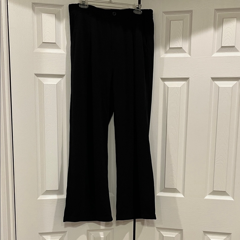 Women's Black Boot-Cut Dress Pants